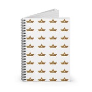 Chutzpah Crown Spiral Lined Notebook