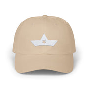 Chutzpah Crown White Embroidered Logo Cap (Color Options)