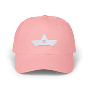 Chutzpah Crown White Embroidered Logo Cap (Color Options)