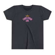 Kids Chutzpah Girl Pink Logo Tee (Color Options)