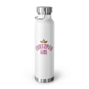 Chutzpah Girl Pink Logo Insulated Water Bottle