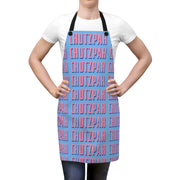 Chutzpah Apron in Blue/Pink