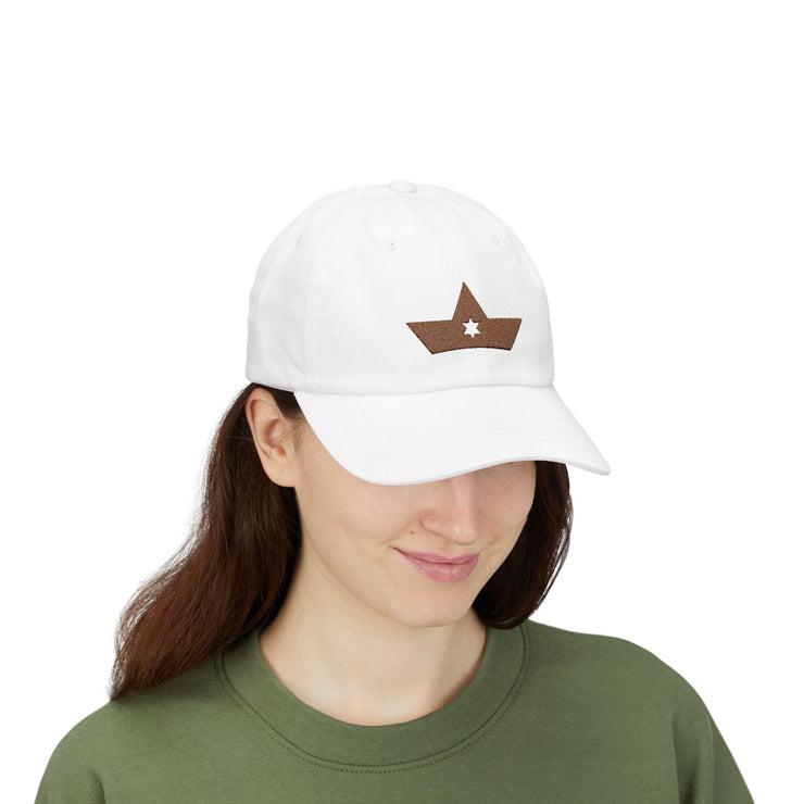 Chutzpah Crown Brown Embroidered Logo Cap (Color Options)