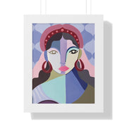 Framed Queen Esther poster, Jewish art, Purim-inspired art, framed Jewish portraits, archival quality prints, empowering Jewish women art, Queen Esther artwork, Chutzpah Girls art, bold Jewish decor, Jewish-themed art gifts, Jewish pride art, Jewish female artists, artistic Jewish wall decor, framed Queen Esther art for Purim celebrations, decorative Jewish gifts, Jewish holiday framed posters, premium archival Jewish art, Jewish leadership in history art, Bat Mitzvah gifts, Hanukkah art gifts, empowering J